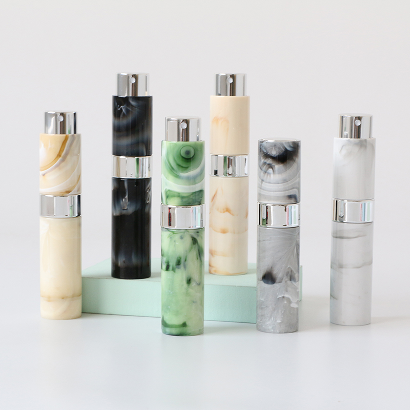 10ml旋轉式噴霧瓶酒精口腔噴霧迷你便攜香水小樣瓶塑料分裝瓶包材